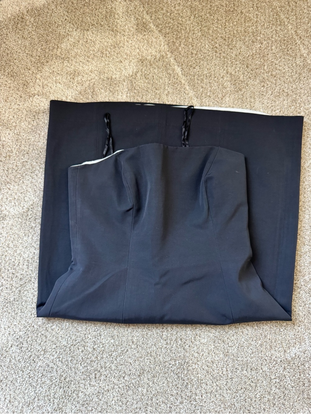Strapless Navy Women’s Dress